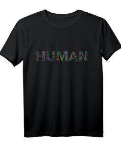 HUMANRACE Gegen Fremdenfeindlichkeit Rassismus Nazis Shirt - Solidaritäts-Statement gegen Rassismus und Nazis