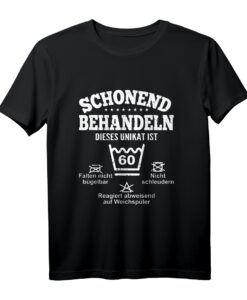 Humorvolles 60. Geburtstag T-Shirt mit Pflegeanleitung  Lustiges Geschenk für Männer und Frauen zum runden Geburtstag