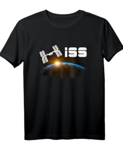 ISS Raumstation Astronaut Raumfahrt T-Shirt  Für Weltraumfans & Raumfahrtbegeisterte