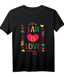 Jah is Love. Rastafari & Reggae Musik T-Shirt - Geschenk für Jamaika, Afrika & Reggae Fans zu Geburtstag, Weihnachten & Vatertag