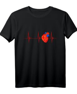 Kardiologie Anatomie Herz Kardiologe Rhythmus EKG Puls Arzt - Medizinisches T-Shirt für Kardiologen, Herzchirurgen & Pflegepersonal