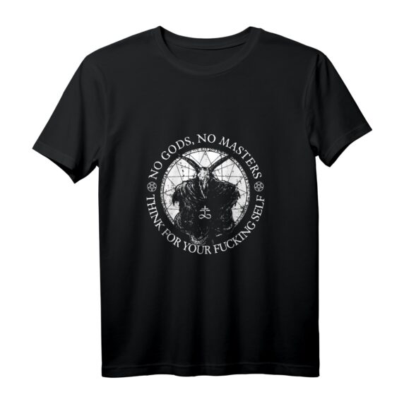 Keine Götter Keine Meister Tank Top - Atheismus & Anarchie Statement-Shirt für Freidenker und Rebellierende