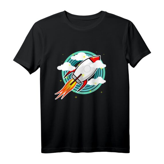 Kinder Rocket Retro T-Shirt für kleine Astronauten  Perfektes Weihnachts- und Geburtstagsgeschenk für Mädchen und Jungen, die vom Weltraum träumen