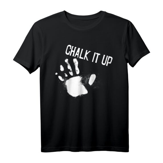 Kletter T-Shirt Boulder Chalk it up! - Perfektes Geschenk für Klettersportler und Turnfans