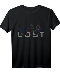 Leuchtendes Astronauten T-Shirt - Verloren im Weltraum, für Kinder und Raumfahrtfans, mit Leuchteffekt