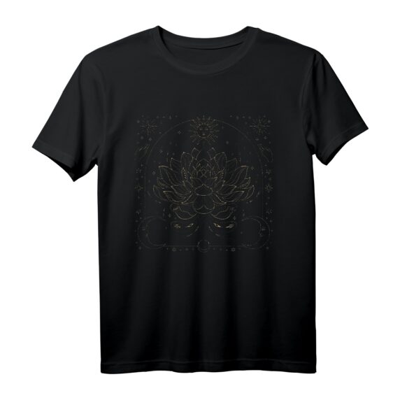 Lotusblume Astrologie Wahrsager T-Shirt  Mystisches Design für Esoterik- und Magie-Fans