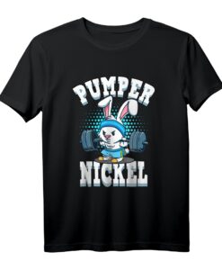 Lustig Pumpernickel Hase Body Builder Fitness Muskel-Spruch T-Shirt für Sportler & Kraftsportfans  Perfekt als Geschenk für Gym, Training & Weihnachten