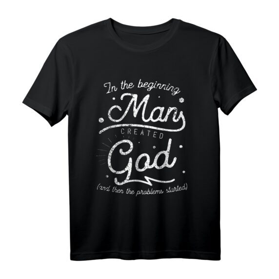 Lustiges Atheismus T-Shirt mit Sarkastischem Spruch - Perfektes Geschenk für Religionskritiker & Pro-Wissenschaft Anhänger
