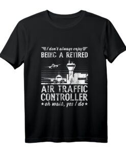 Lustiges Retired Air Traffic Controller Grafik Radar T-Shirt  Perfektes Geschenk für Fluglotsen und Luftfahrtfans