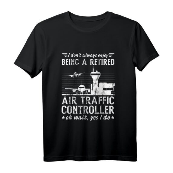 Lustiges Retired Air Traffic Controller Grafik Radar T-Shirt  Perfektes Geschenk für Fluglotsen und Luftfahrtfans
