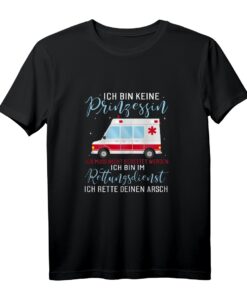 Lustiges Rettungsdienst Sanitäterin Frauen Notärztin Arzt T-Shirt  Humoriges Geschenk für Sanitäterinnen, Notärztinnen & Rettungskräfte zu Weihnachten & Geburtstag