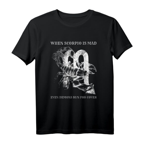 Lustiges Sternzeichen Skorpion T-Shirt mit Astrologie-Zitat - Perfekt für Skorpion-Geborene & Horoskop-Fans