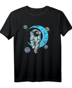 Mond Weltraum Geschenk Space Astronauten T-Shirt - Perfektes Geschenk für Raumfahrtliebhaber, Astronomie Nerds & Science-Fiction Fans zu Weihnachten & Geburtstag