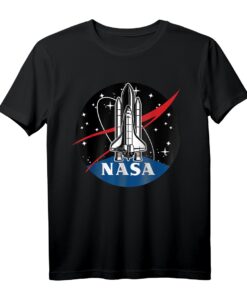 NASA Space Shuttle Take Off Logo Premium T-Shirt - Offiziell lizenzierte NASA Kleidung für Raumfahrtfans