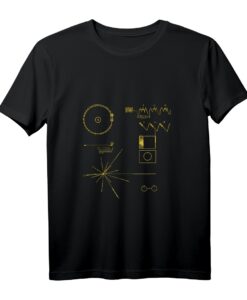 NASA Voyager Golden Record T-Shirt  Perfektes Geschenk für Raumfahrt- und Sci-Fi-Fans, Astrophysiker & Nerds