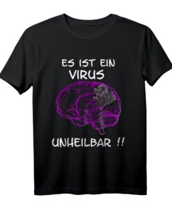 Neufundländer Es ist ein Virus Unheilbar T-Shirt  Lustiges Hundeshirt für Hundeliebhaber & Fans
