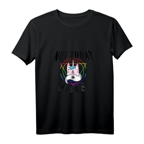 Nicht Heute Jesus Halloween Tank Top - Lustiges Caticorn Teufel Satan Design für Halloween-Partys & Okkultisten