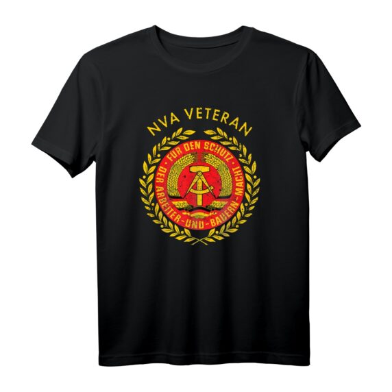 NVA Veteran T-Shirt  DDR Armee & Mauerfall Erinnerung | Stolz auf Ostdeutschland & ehemalige Soldaten