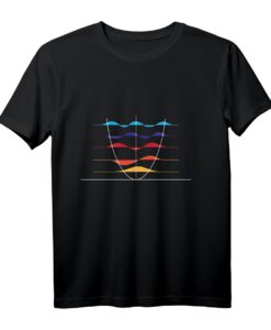 Physik Wellenüberlagerung - Wellen Astrophysik Physiker Langarmshirt als Geschenkidee für Kinder, Studenten und Physikliebhaber