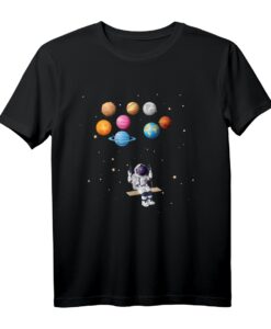 Planeten Astronauten T-Shirt  Perfektes Geschenk für Raumfahrt- und Astronomie-Fans zu Weihnachten & Geburtstag