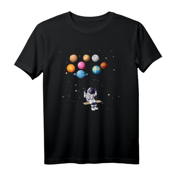Planeten Astronauten T-Shirt  Perfektes Geschenk für Raumfahrt- und Astronomie-Fans zu Weihnachten & Geburtstag