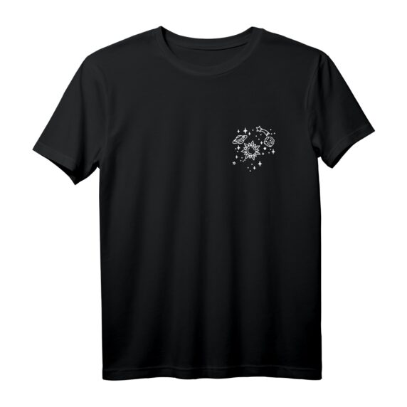 Planeten Universum Weltall T-Shirt - Trendiges Streetwear-Design mit Sternen und Planeten für Teenager und Modebegeisterte