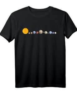Reflektierendes Sonnensystem T-Shirt für Astronomie-Fans - Perfekt für Wissenschaftsclubs, Schule & als Geschenk