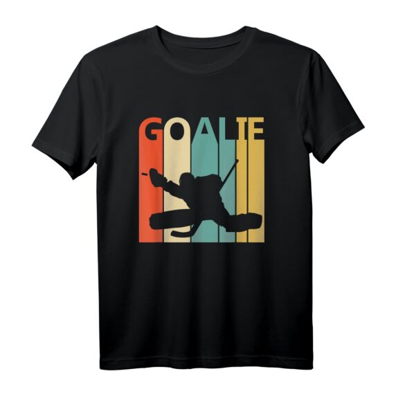 Retro 80er Jahre Eishockey Torwart T-Shirt  Lustiges Geschenk für Kinder, Erwachsene, Großeltern zu Weihnachten, Geburtstag oder Halloween