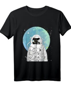 Retro-Weltraum-Meditations-Astronaut im Weltall T-Shirt  Stilvolles Geschenk für Weltraum- und Astronomie-Liebhaber jeden Alters