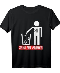 Save The Planet - Humanist Anti-Religion Atheist T-Shirt | Sarkastisches Geschenk für Atheisten & Skeptiker
