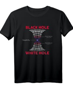 Schwarze Löcher & Weiße Löcher - Astrophysik T-Shirt für Astronomen und Weltraumliebhaber, perfektes Geschenk für Wissenschaftsinteressierte