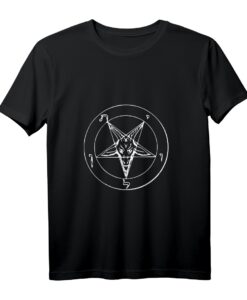 Siegel von Baphomet Satanic Pentagramm Tank Top  Dunkle Gothic-Musik, Okkulte Symbole & Heidnische Mode für Festivals & Zeremonien