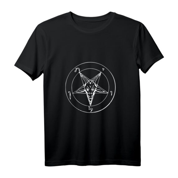 Siegel von Baphomet Satanic Pentagramm Tank Top  Dunkle Gothic-Musik, Okkulte Symbole & Heidnische Mode für Festivals & Zeremonien