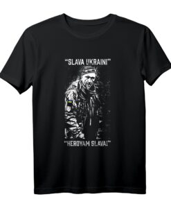 Slava Ukraini - Heroyam Slava! Ukrainische Armee T-Shirt für Patriot:innen & Solidaritätsbekundung