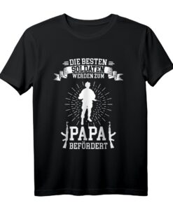 Soldat Papa Militär Vater Vatertag T-Shirt - Für Bundeswehr Soldaten, Veteranen & alle Beschützer mit Army-Motiv
