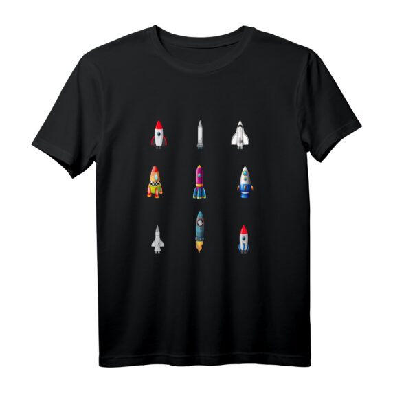 Space Raketen Astronaut T-Shirt  Perfektes Geschenk für Raumfahrtliebhaber, Astronomie-Nerds und Weltraumfans zu Weihnachten & Geburtstag