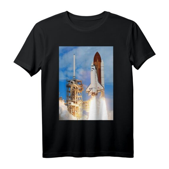 Space Shuttle Launch Galaxy T-Shirt  Cooles Weltraum- und Astronomie-Shirt für Wissenschaftler, Astronomie-Fans und Sternenbeobachter
