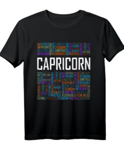 Steinbock Sternzeichen Eigenschaften Horoskop Astrologie T-Shirt  Perfektes Geschenk für Steinbock Männer und Frauen, Weihnachten & Geburtstagsidee
