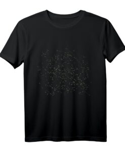 Sternbild Astronomie T-Shirt mit Konstellationskarte - Klassisch geschnitten, doppelt genähter Saum, ideal für Astronomie- und Astrologie-Fans