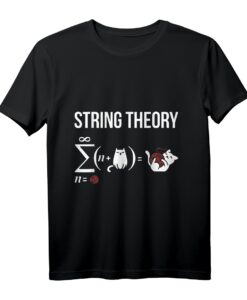 Stringtheorie Astrophysik Schrödingers Katzenphysik T-Shirt  Lustiges Wissenschafts-Design für Physik- und Astrophil-Fans
