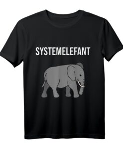 Systemrelevante Krankenschwester Arzt Elefant Geschenk T-Shirt - Lustiges Motiv für Pflegekräfte, Ärzte & Tierliebhaber zu Weihnachten & Silvester