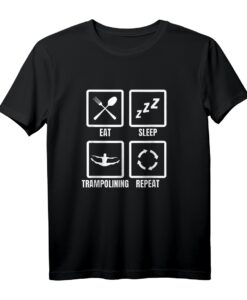Trampolinist Routine Trampolinturner T-Shirt  Lustiges Geschenk für Trampolinspringer, Trainer & Sportler, geeignet für Männer, Frauen & Kinder
