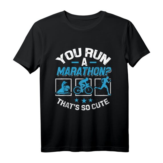 Triathlon T-Shirt für Duathlon & Multisport Athleten  Perfekt für Radfahren, Schwimmen & Laufen, Geschenkidee für Sportler und Triathlon Fans