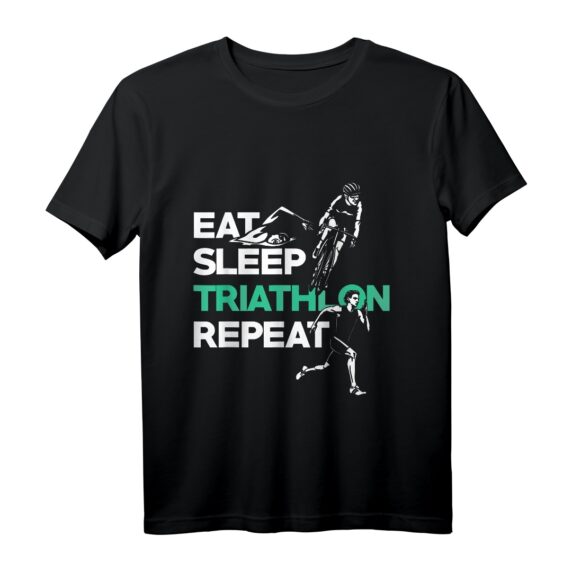 Triathlon T-Shirt für Schwimmen, Fahrradfahren & Laufen  Perfektes Geschenk für Athleten zum Geburtstag, Weihnachten oder Wettkampf