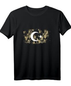 Türkei Flagge Türk Armee T-Shirt mit Halbmond und Stern - Patriotische Kleidung für Türken & Militärfans