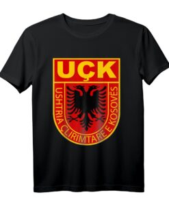 Uqk Armee Geschenk für eine stolze Albanische Kosovo Albanien T-Shirt  Patriotisches T-Shirt für Albaner und Kosovafans