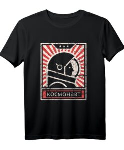 Vintage Sowjetische Kosmonauten T-Shirt  Retro Weltraum-Design, perfekt für Raumfahrtfans, Astronauten & Luft- und Raumfahrt-Ingenieure als Geschenk