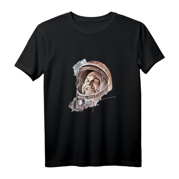 Yuri Gagarin T-Shirt  Sowjetischer Raumfahrt Tribute, Weltraum-Design für Fans und Raumfahrt-Enthusiasten